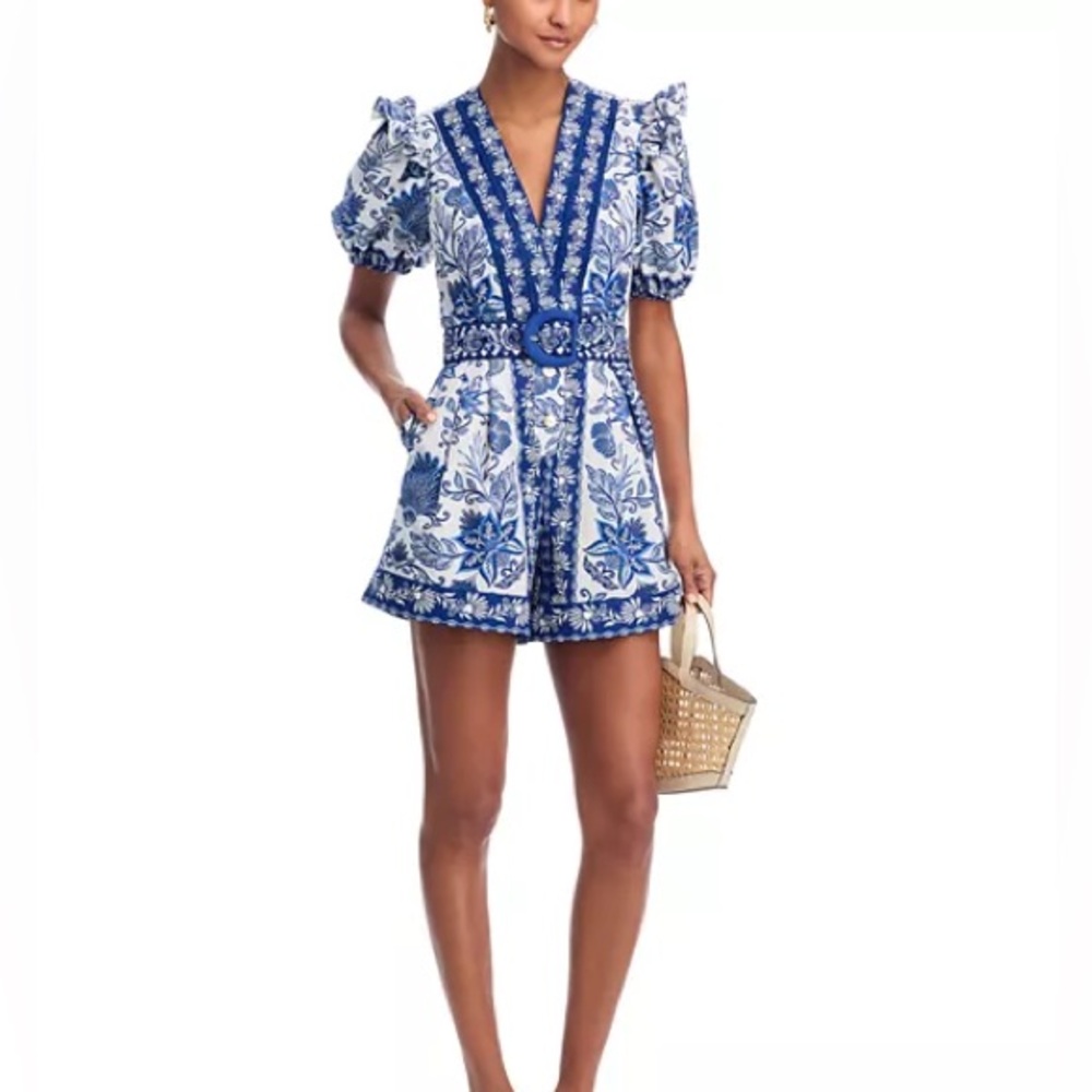 FARM Rio: Shell Garden Romper / Mini Dress - Picture 5 of 12